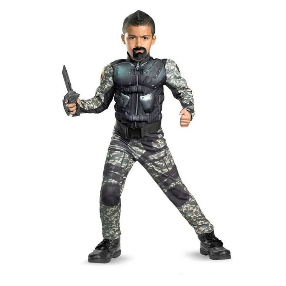 GI Joe Retaliation Roadblock Classic Muscle Child Costume Size Small (4-6) New